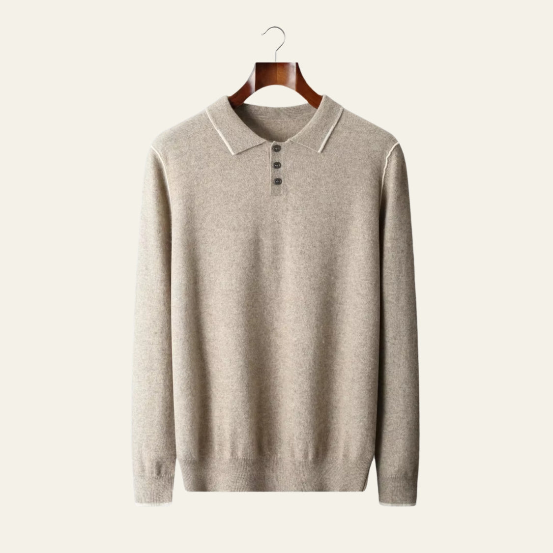 The Positano Cashmere Polo Sweater