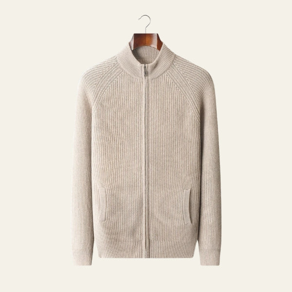 The Ravello Cashmere Zip Knit