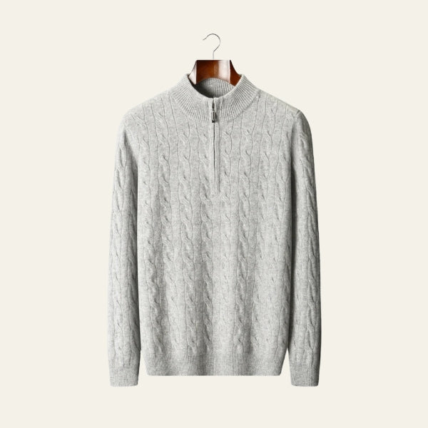 The Lausanne Merino Wool Quarter Zip