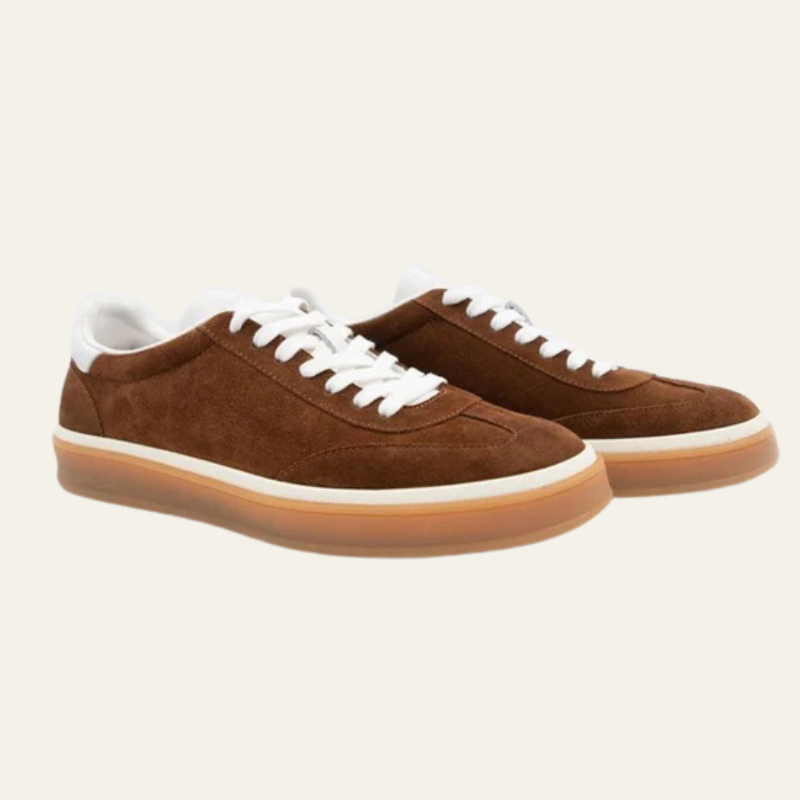 The Positano Suede Low-Top Sneaker