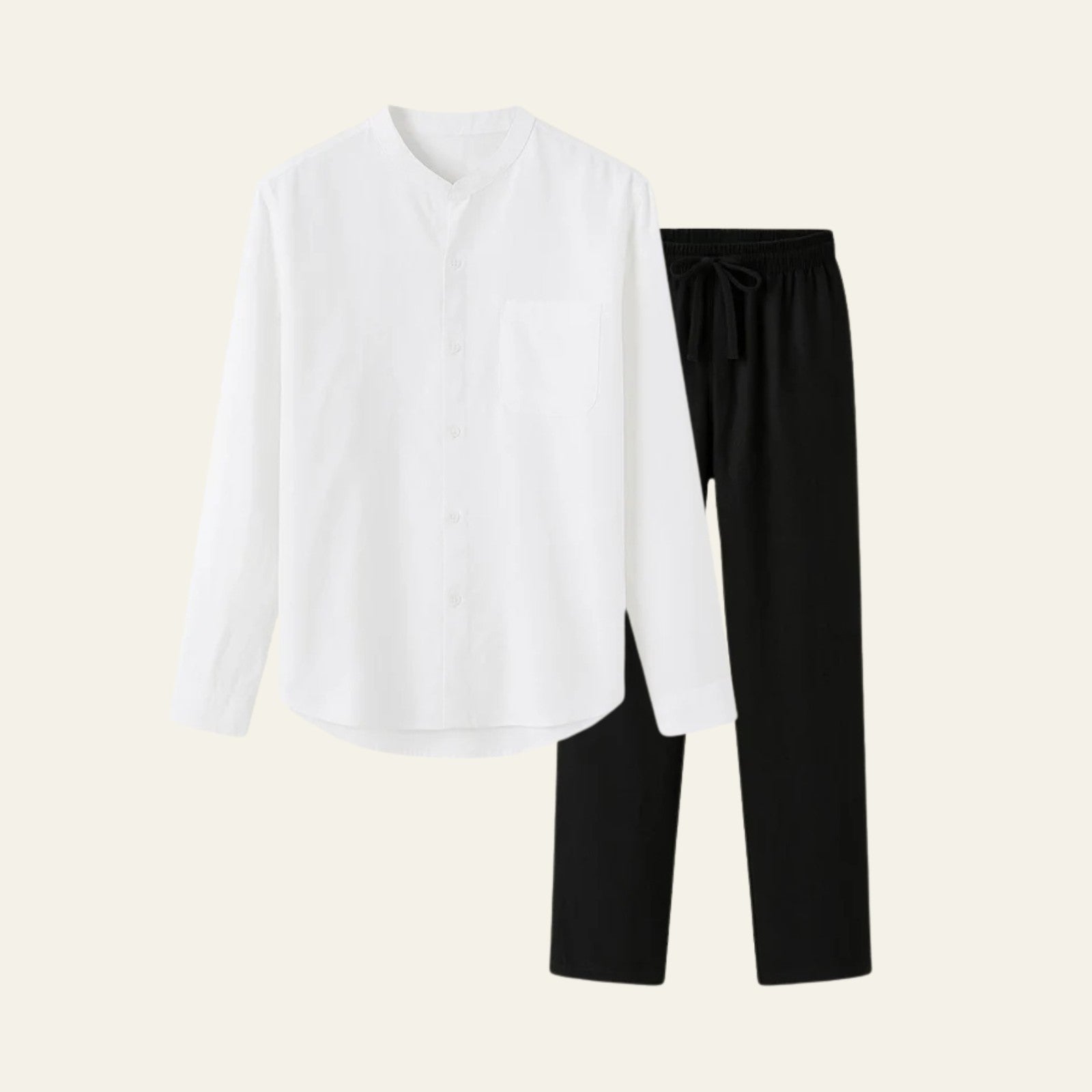 The Valencia Linen Slim Pantalon Set