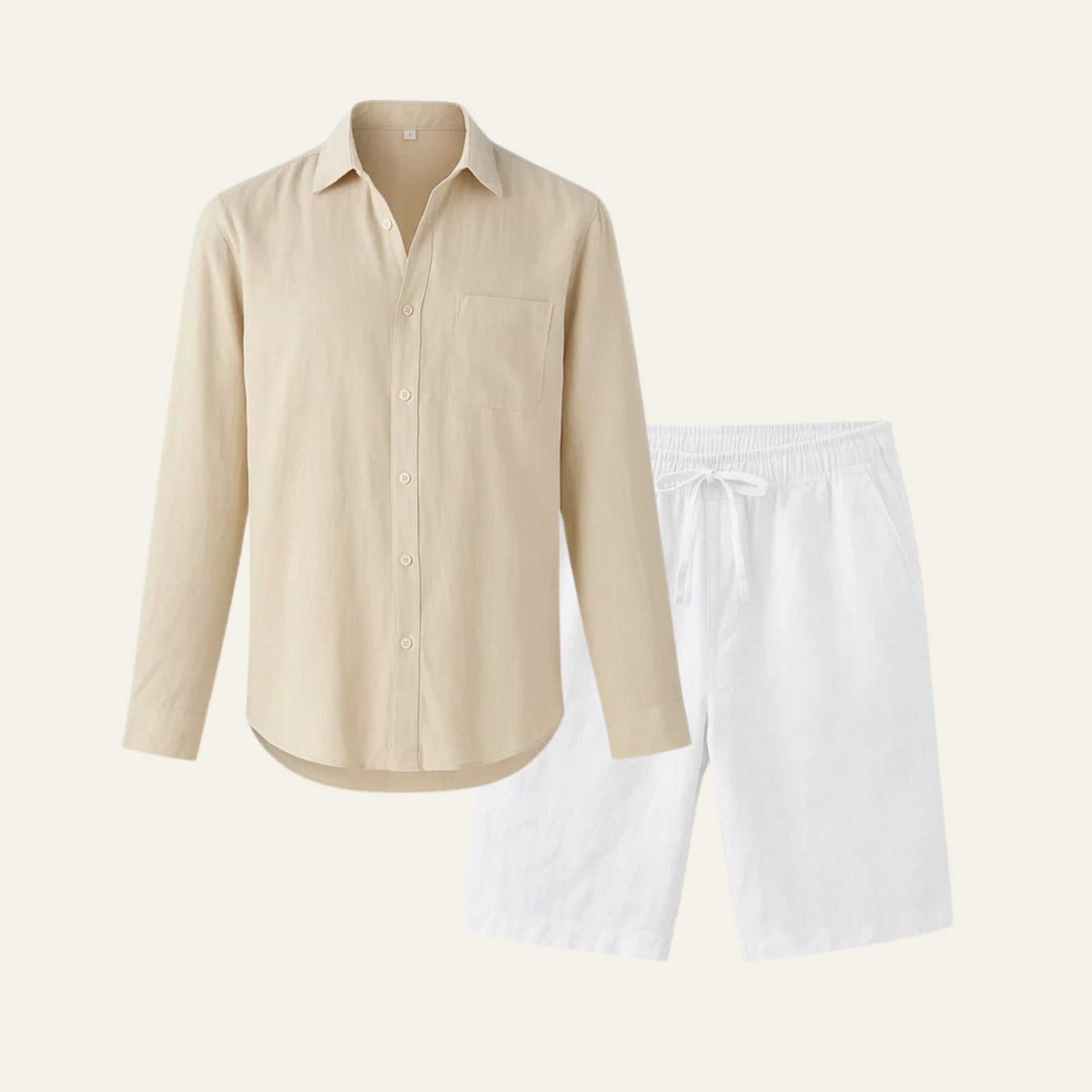 The Marrakesh Linen Resort Shorts Set