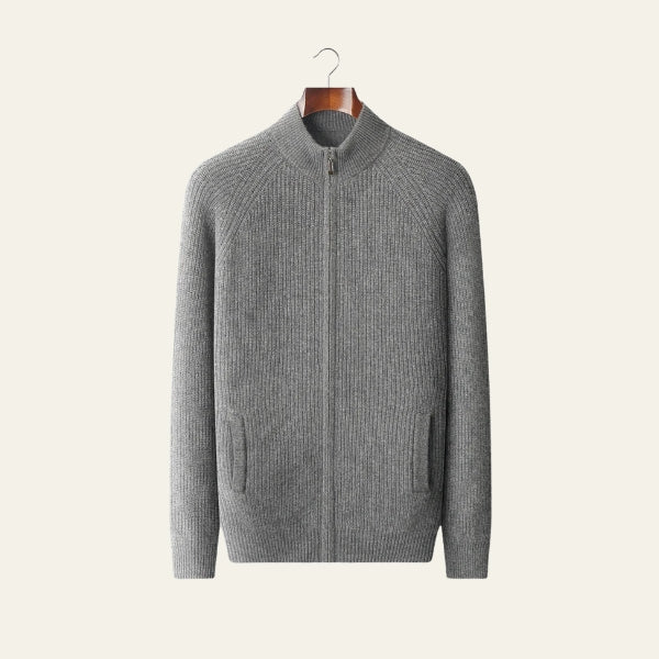 The Ravello Cashmere Zip Knit