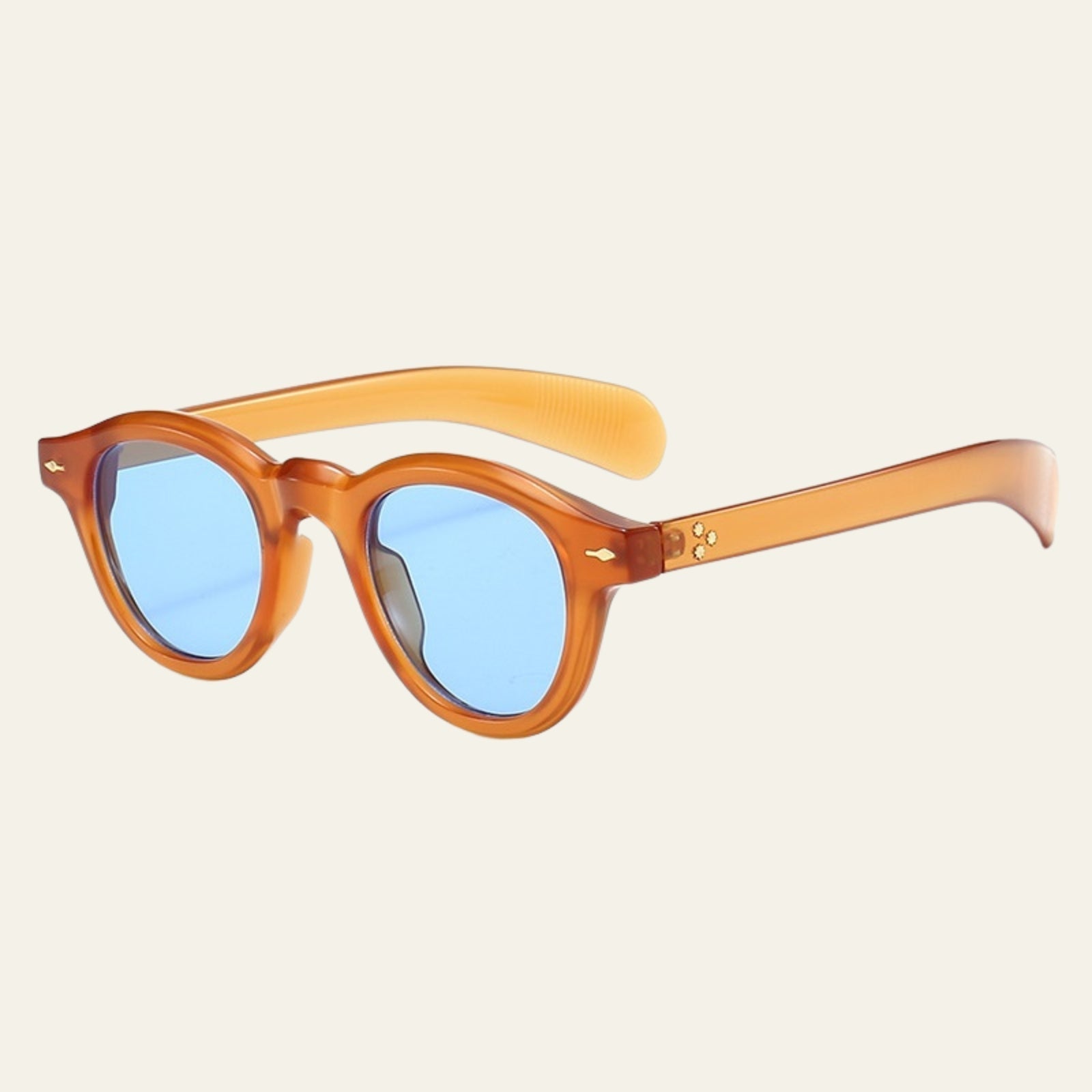 The Amalfi Round Acetate Sunglasses