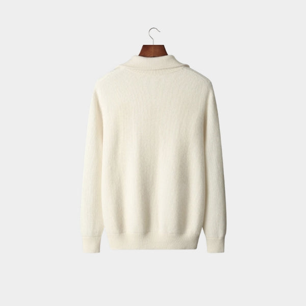 The Dolomiti Merino Wool Zip Knit