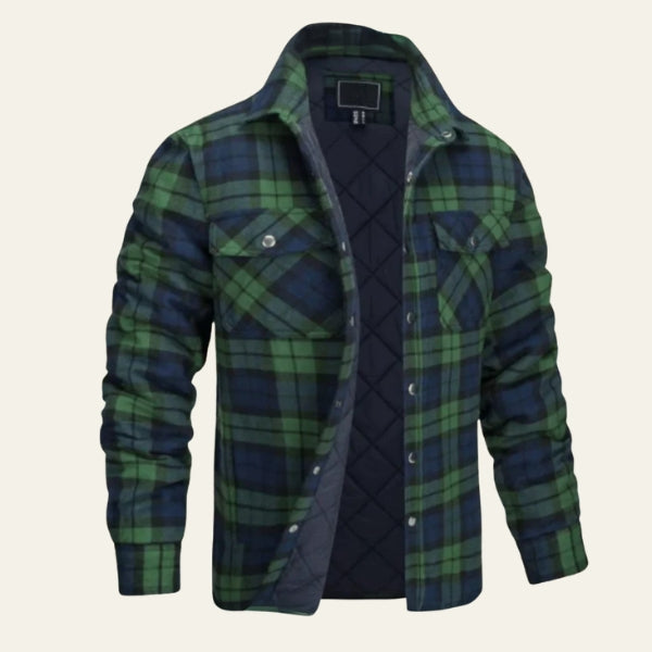 The Lausanne Flannel Lined Shirt Jacket