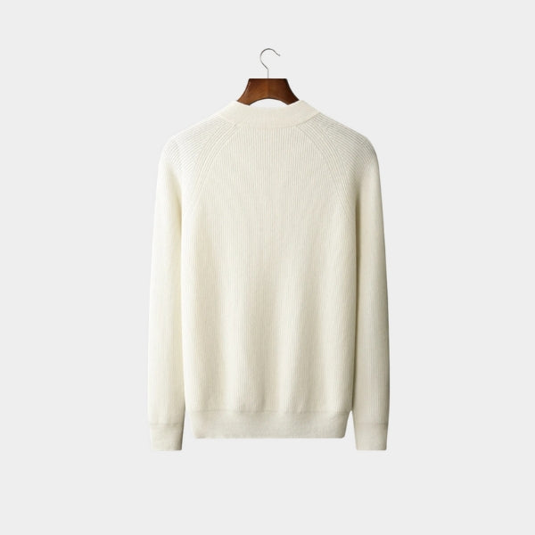 The Arosa Cashmere Button Knit