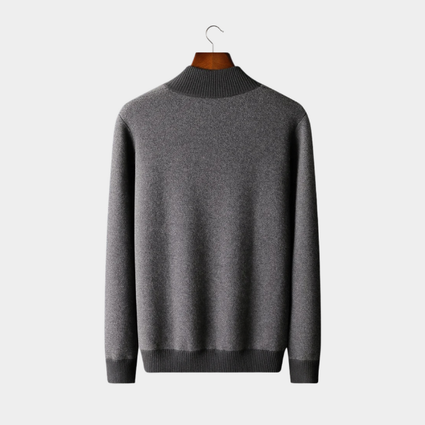 The Lucerne Cashmere Zip Knit