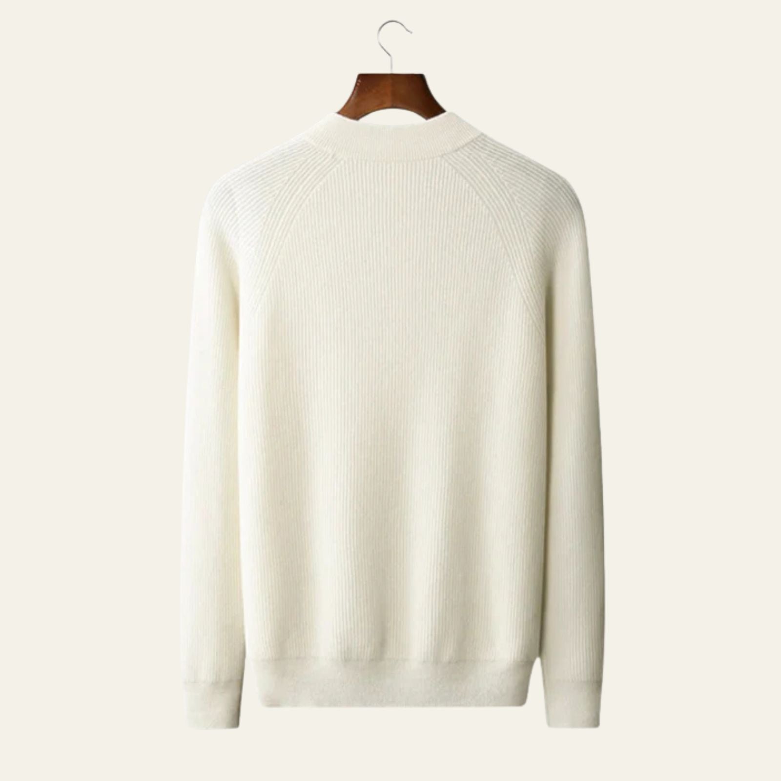 The Lausanne Cashmere Tailored Button Sweater