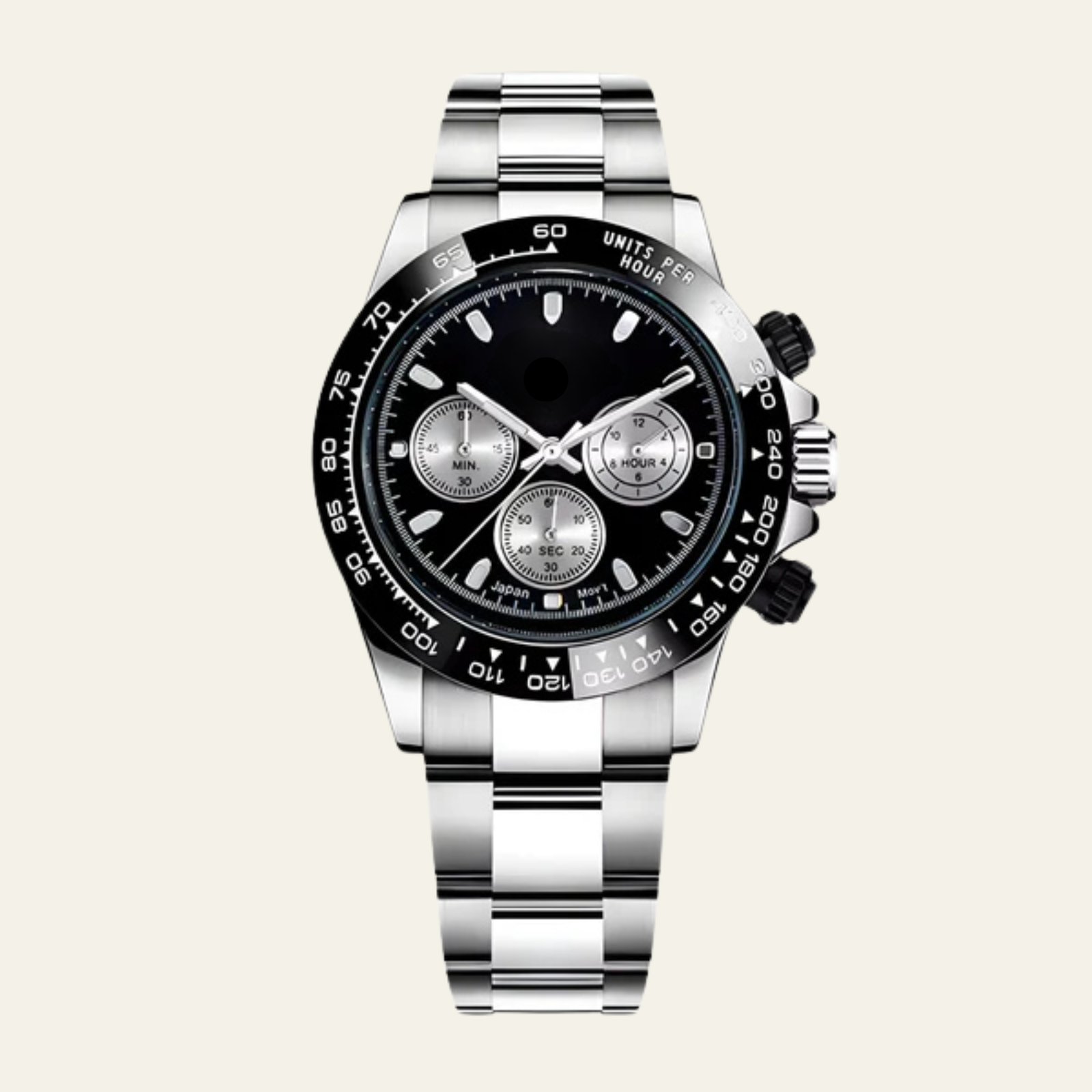 The Lausanne Steel Chronograph Watch