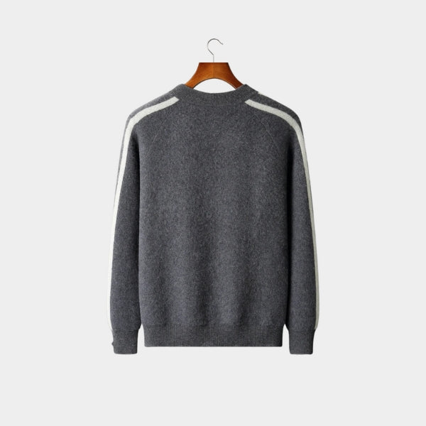 The Copenhagen Wool Track Zip Knit