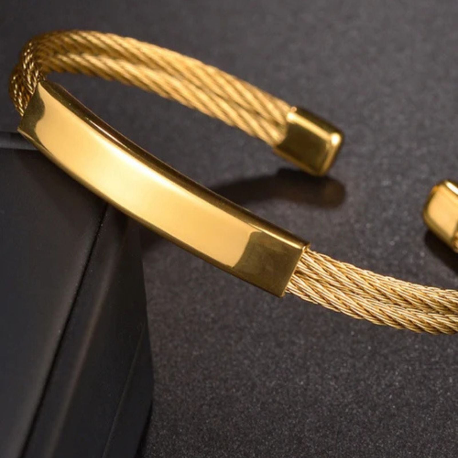 The Lucerne Steel Torque Cuff