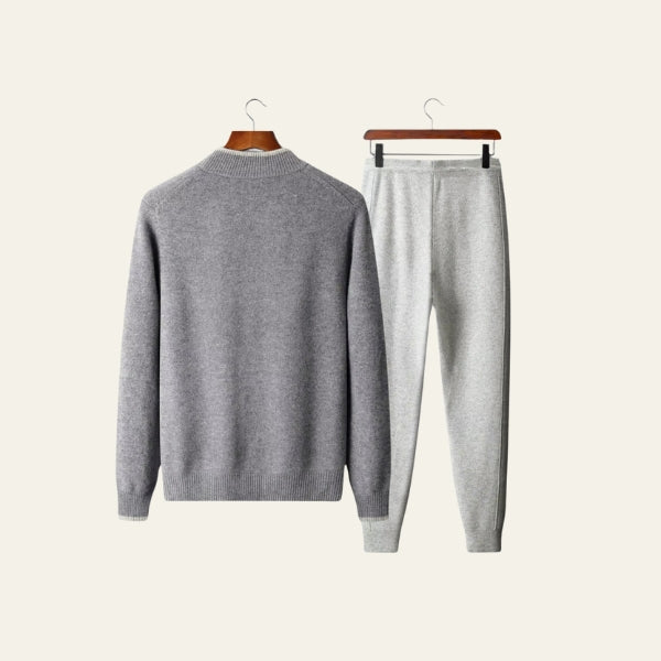 The Bergen Cashmere Zip Knit