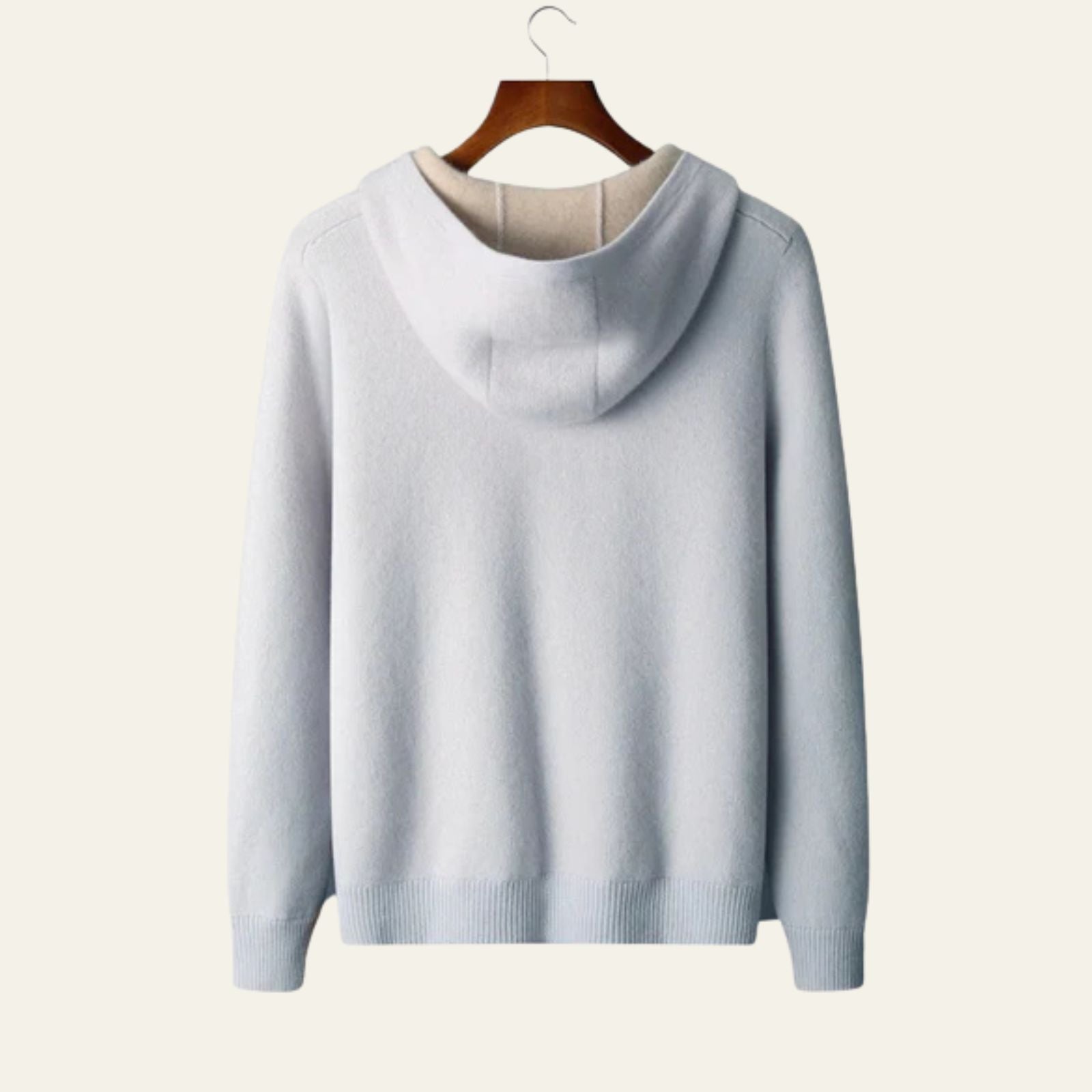 The Basel Cashmere Refined Zip Hoodie