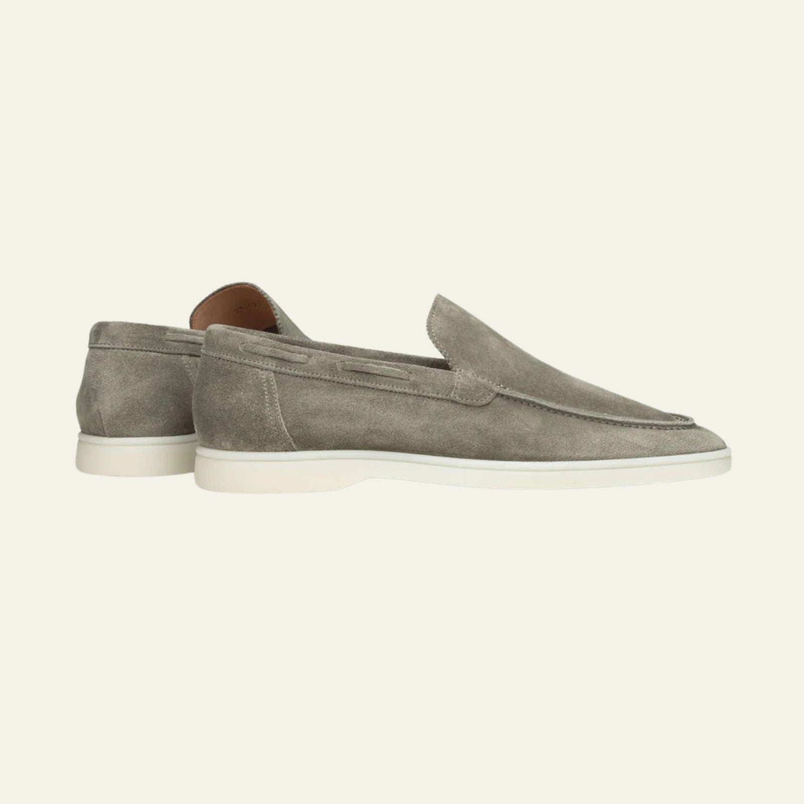 The Verona Suede Yacht Loafer in Pistache