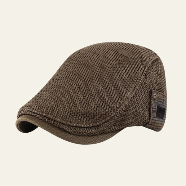 The Ravello Breathable Mesh Flat Cap