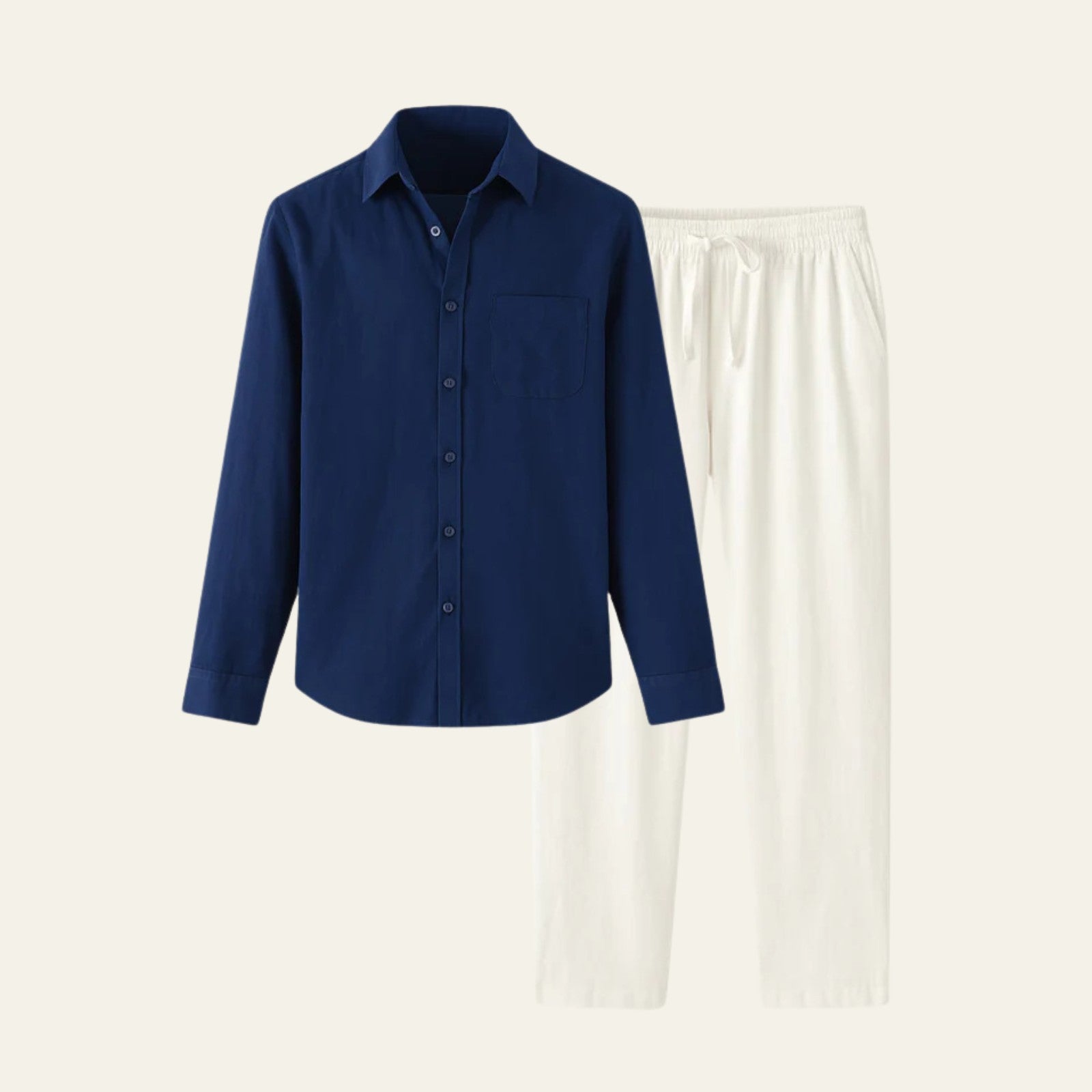 The Osaka Linen Tailored Pantalon Set