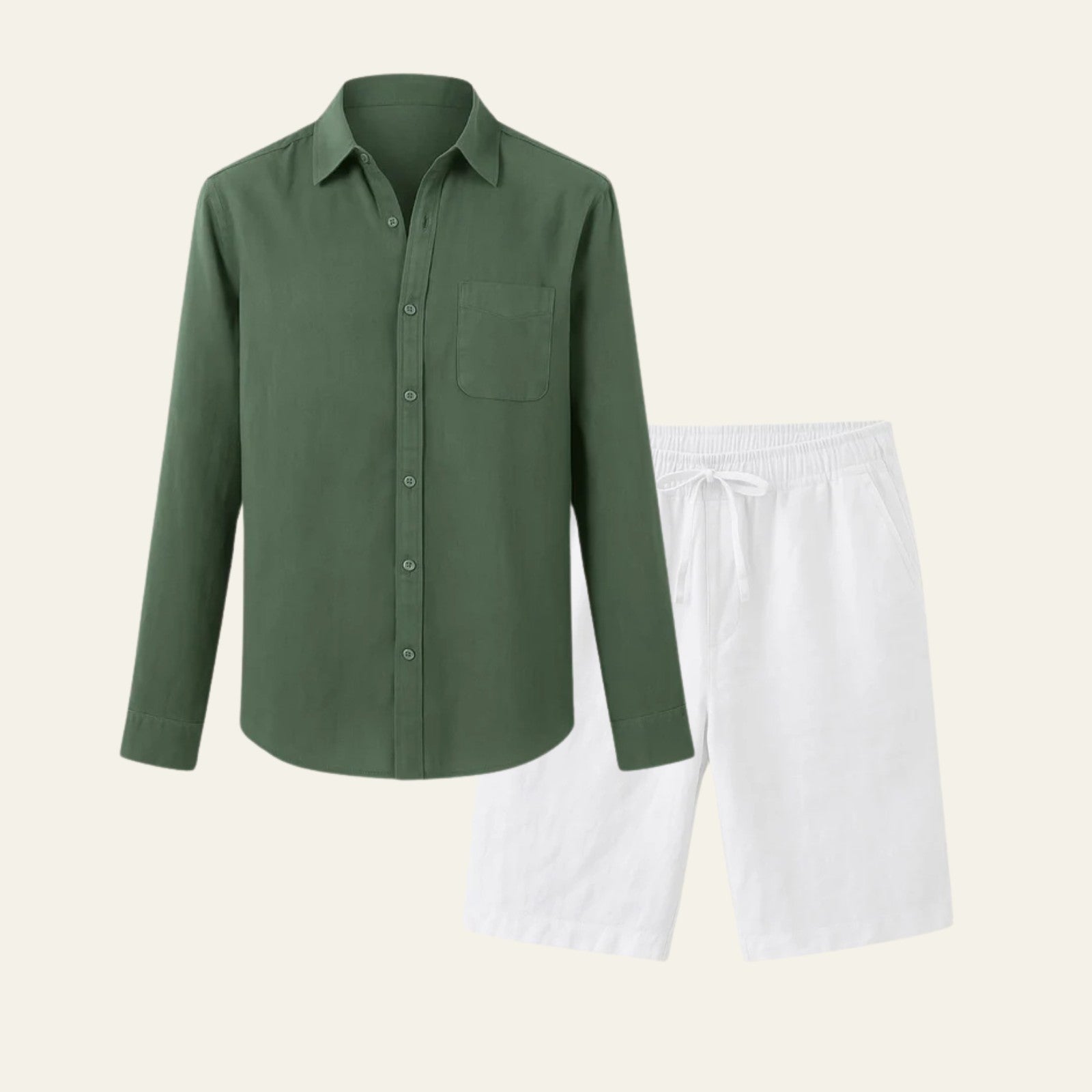 The Marrakesh Linen Resort Shorts Set