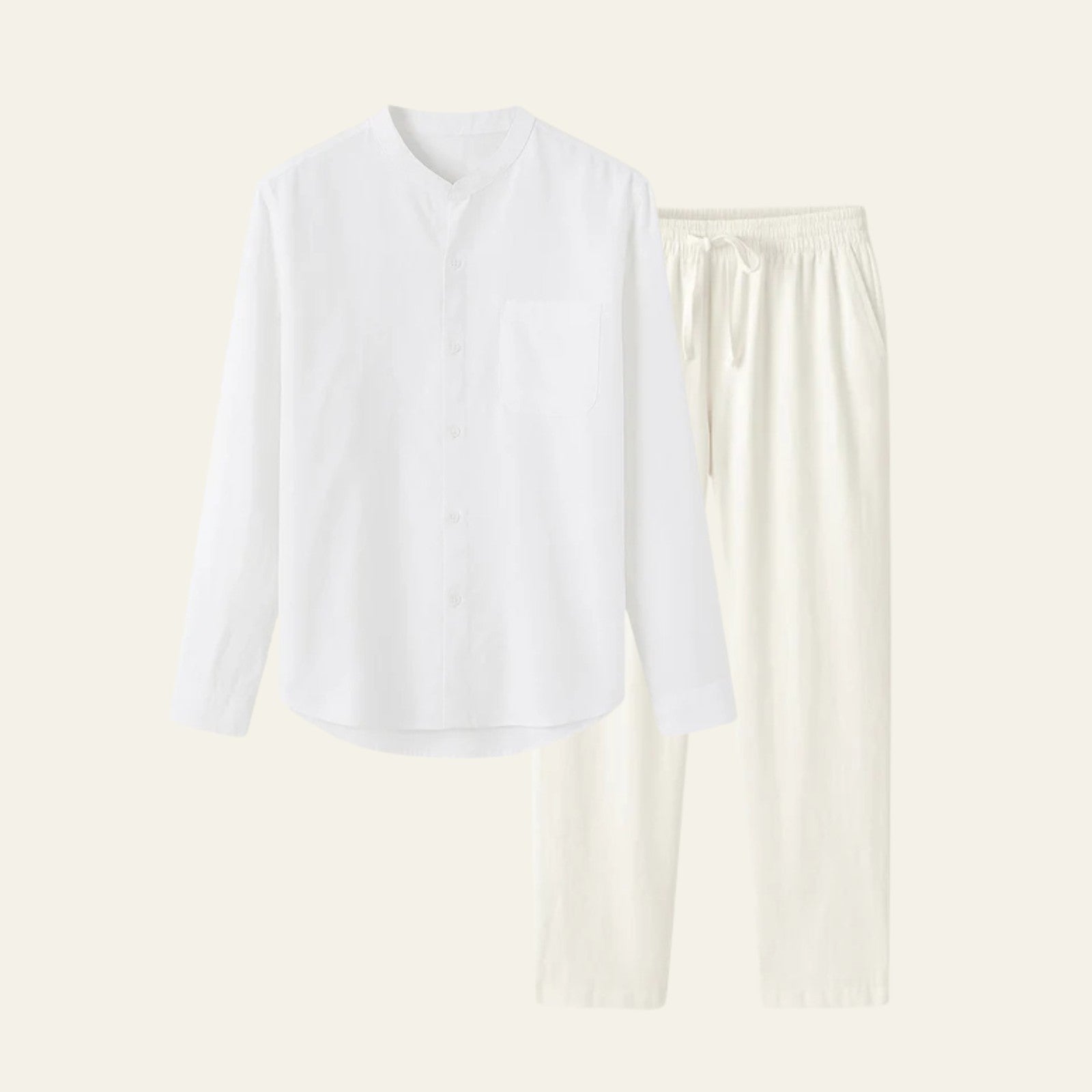 The Osaka Linen Tailored Pantalon Set