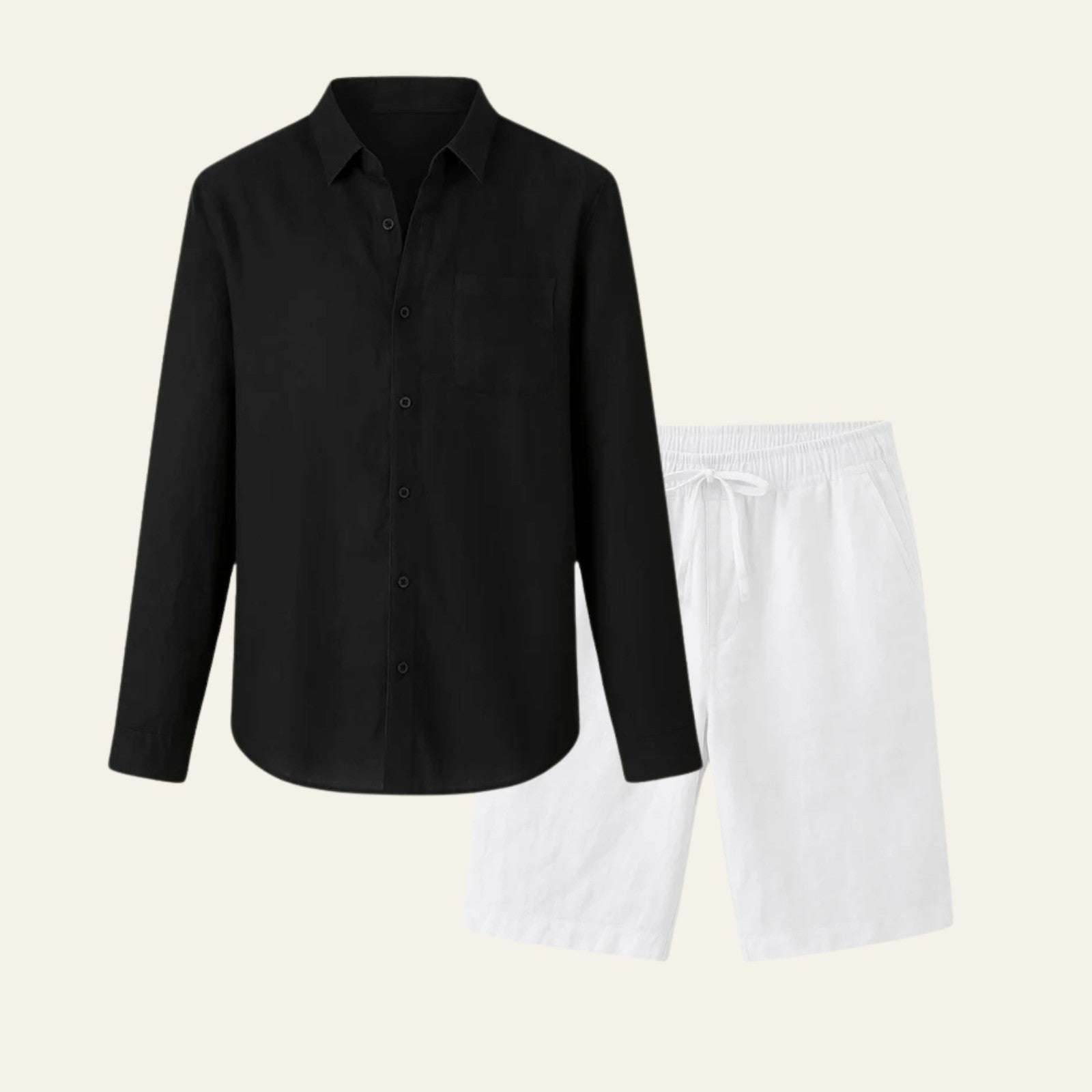 The Marrakesh Linen Resort Shorts Set