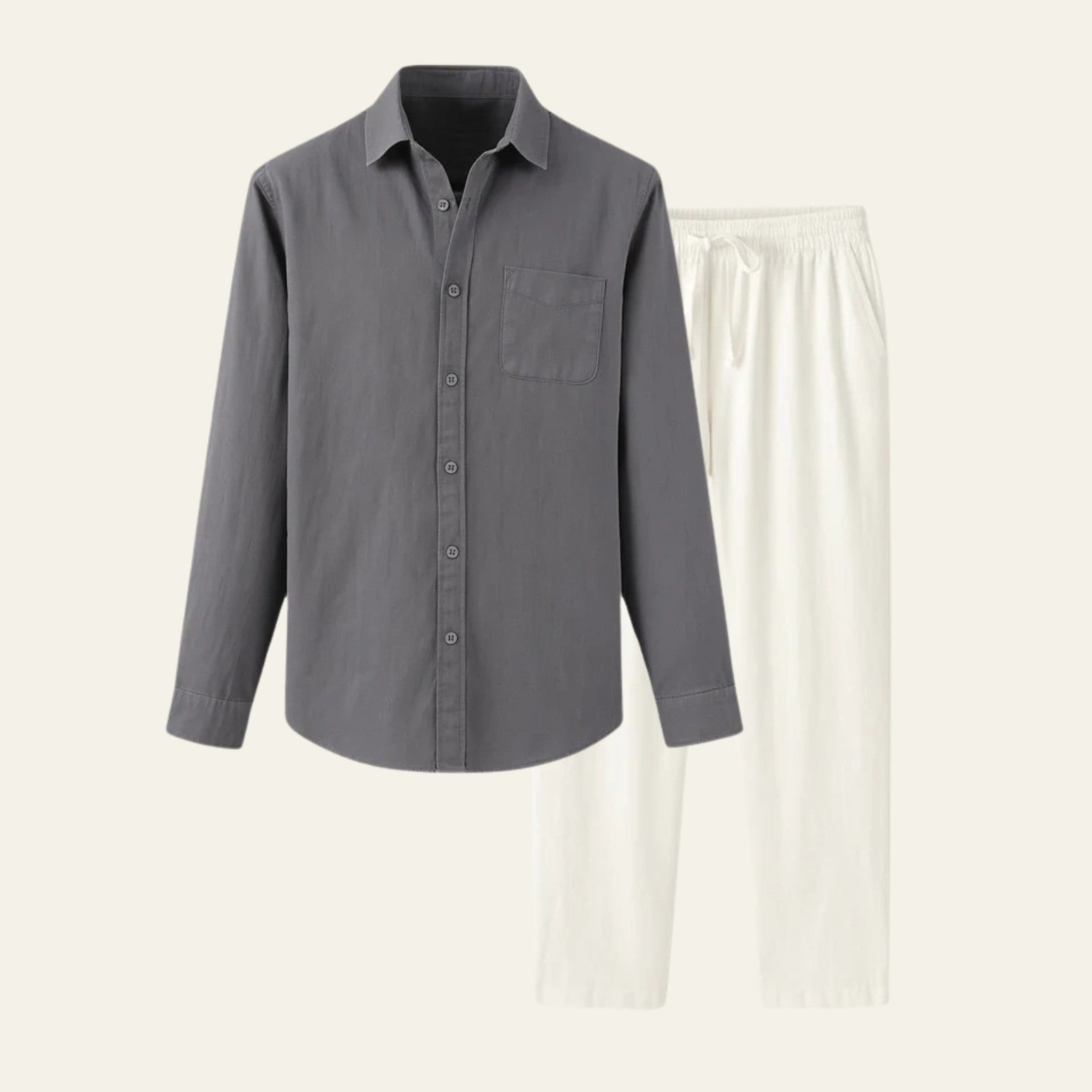 The Osaka Linen Tailored Pantalon Set