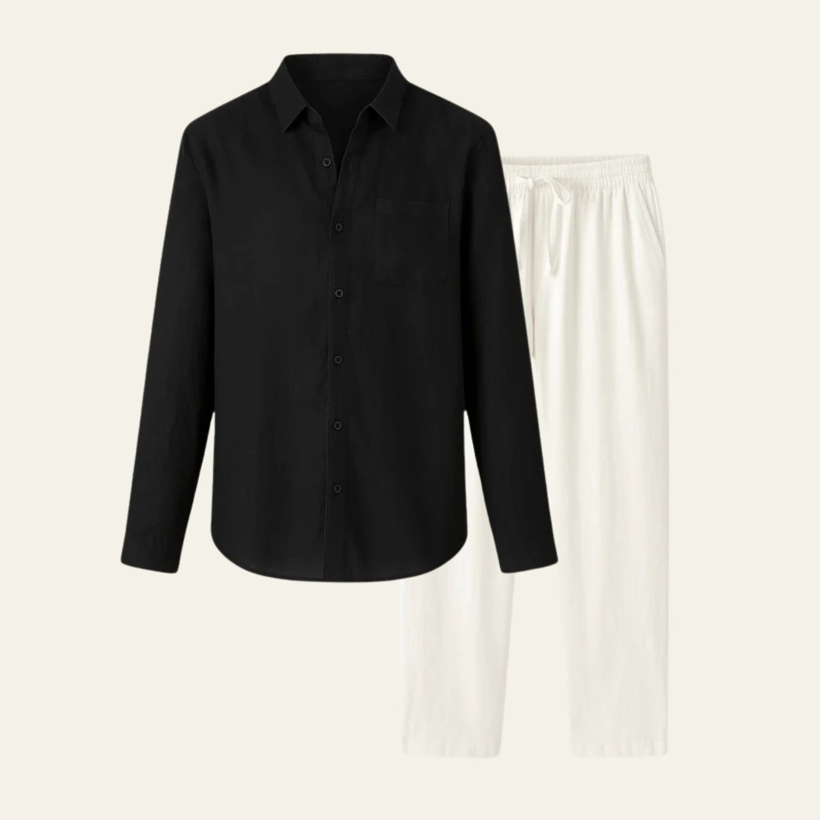 The Osaka Linen Tailored Pantalon Set