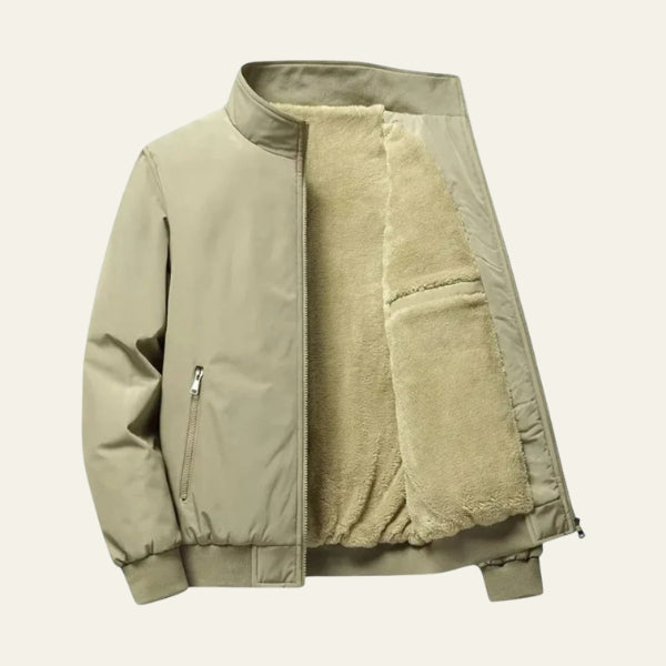 The Vicenza Sherpa-Lined Bomber Jacket
