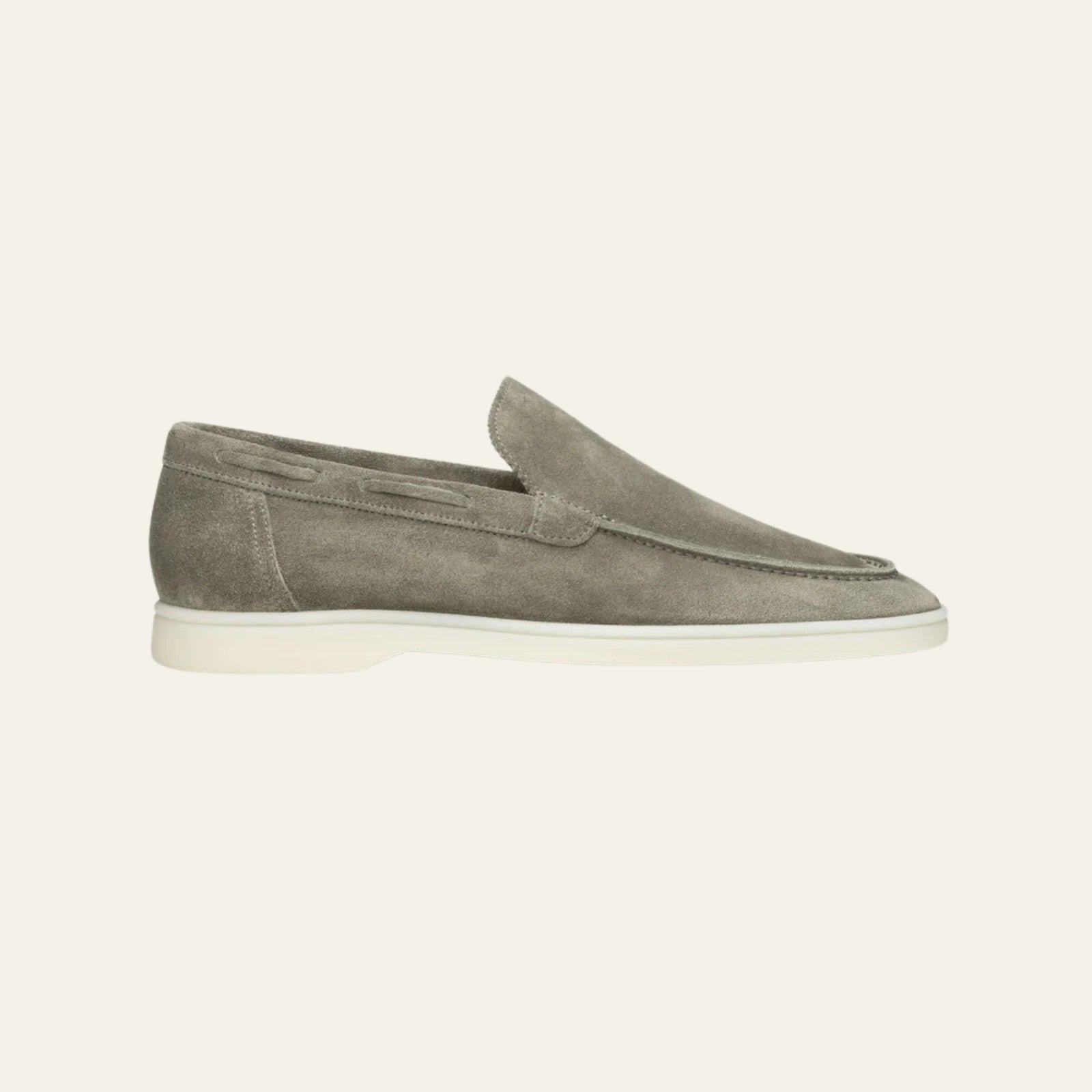 The Verona Suede Yacht Loafer in Pistache