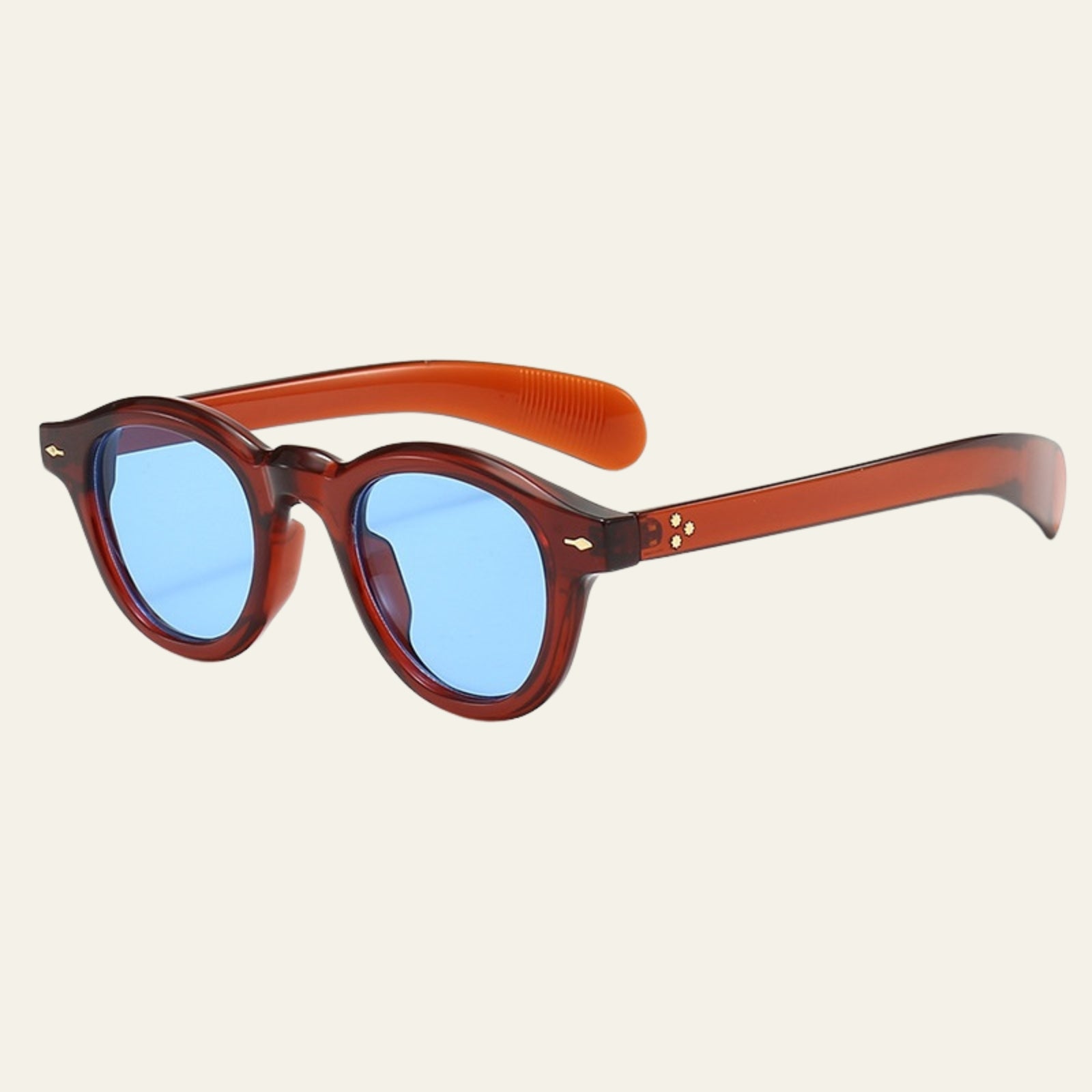 The Amalfi Round Acetate Sunglasses