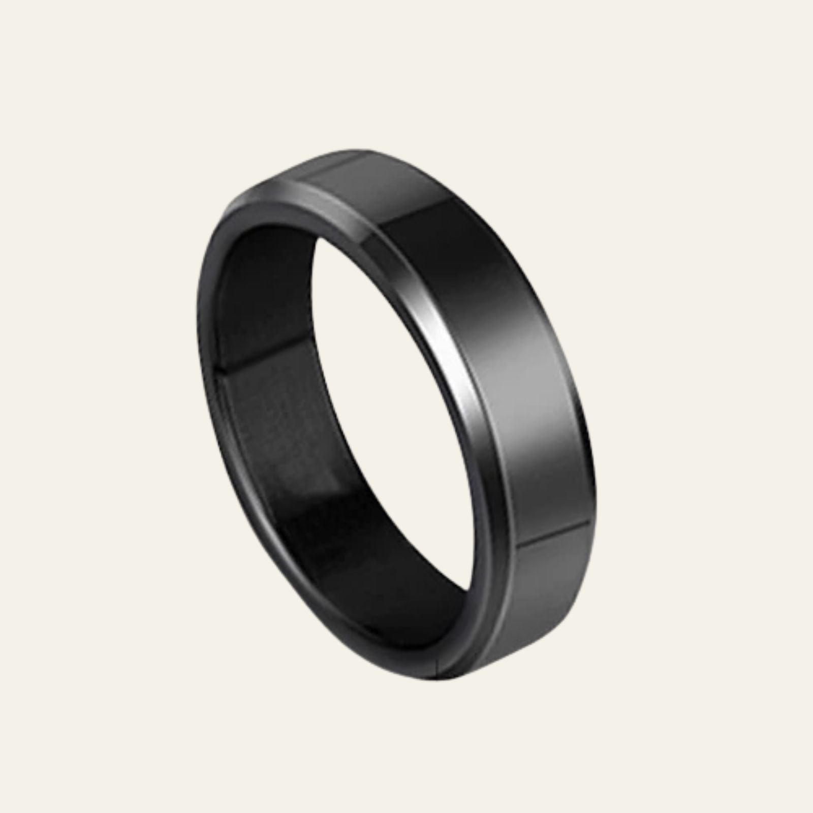 The Antibes Steel Trinity Ring