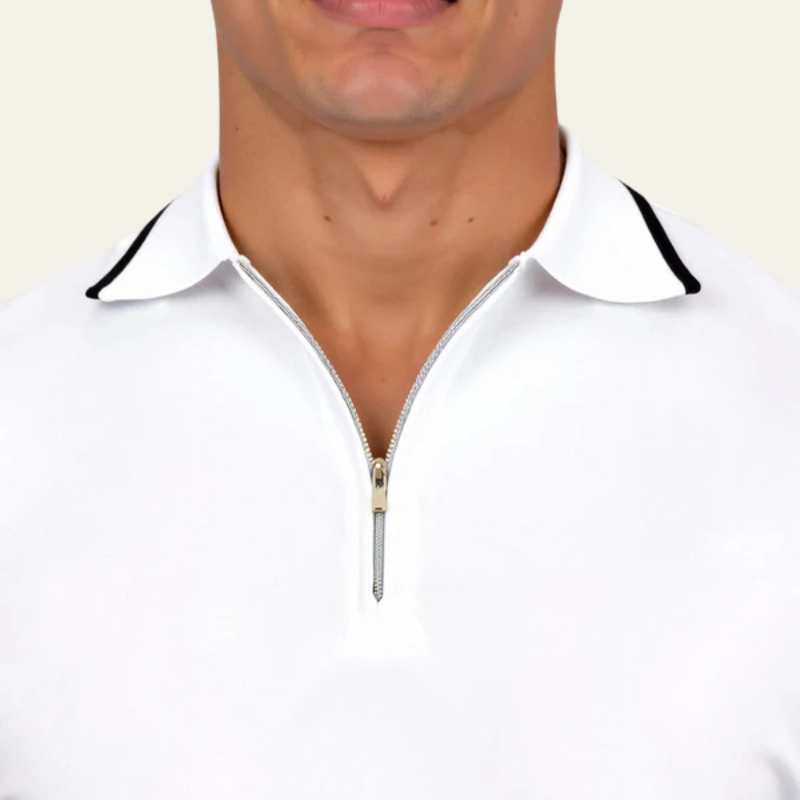 The Ravello Quarter-Zip Polo