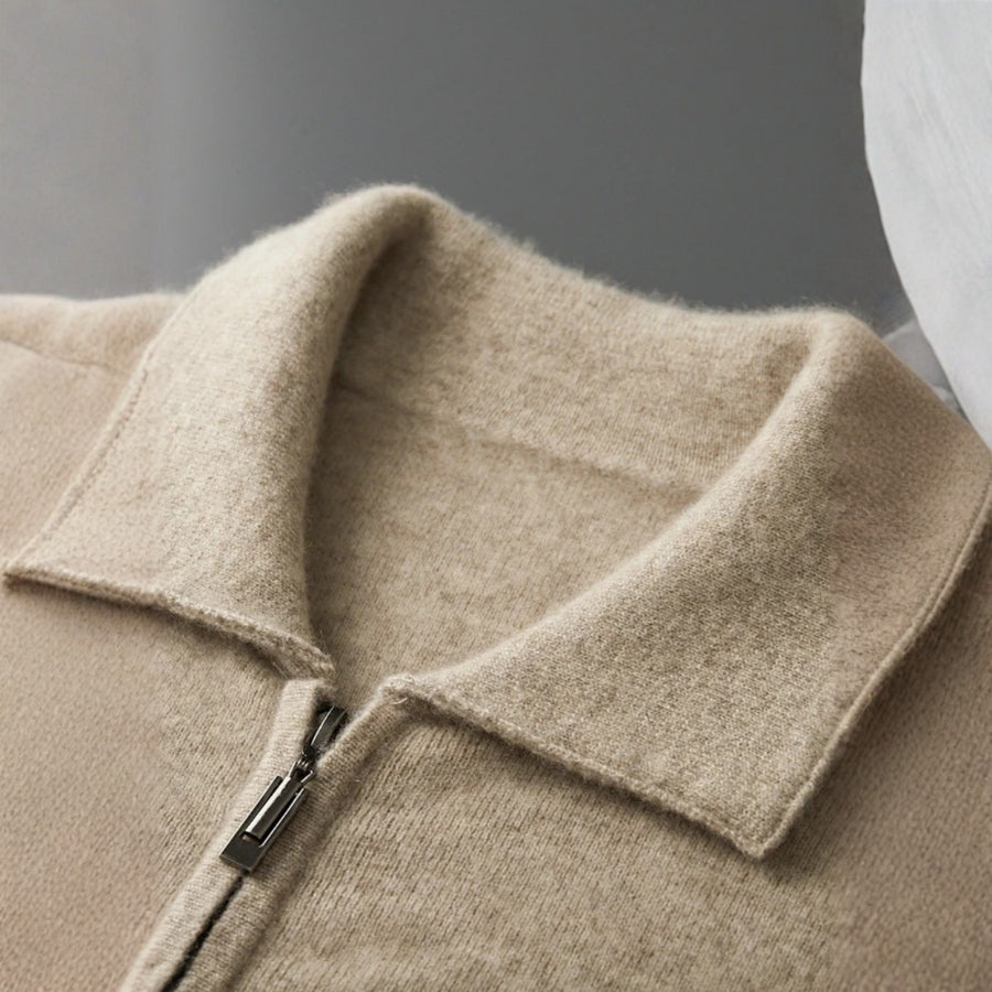 The Lausanne Cashmere Zip Jacket