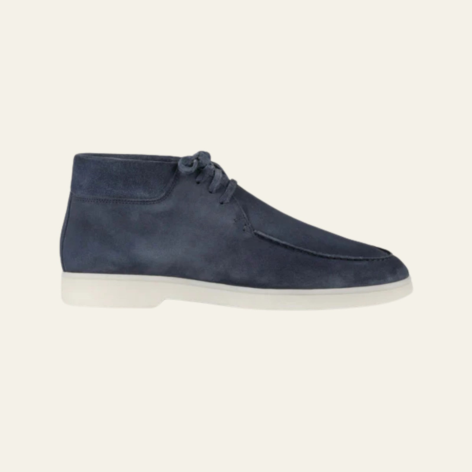 The Ravello Steel Blue Suede Desert Boot