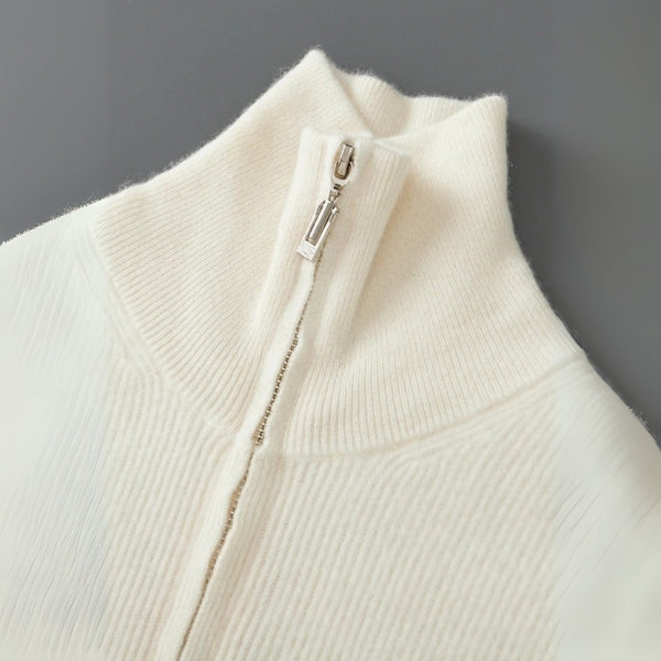 The Dolomiti Merino Wool Zip Knit