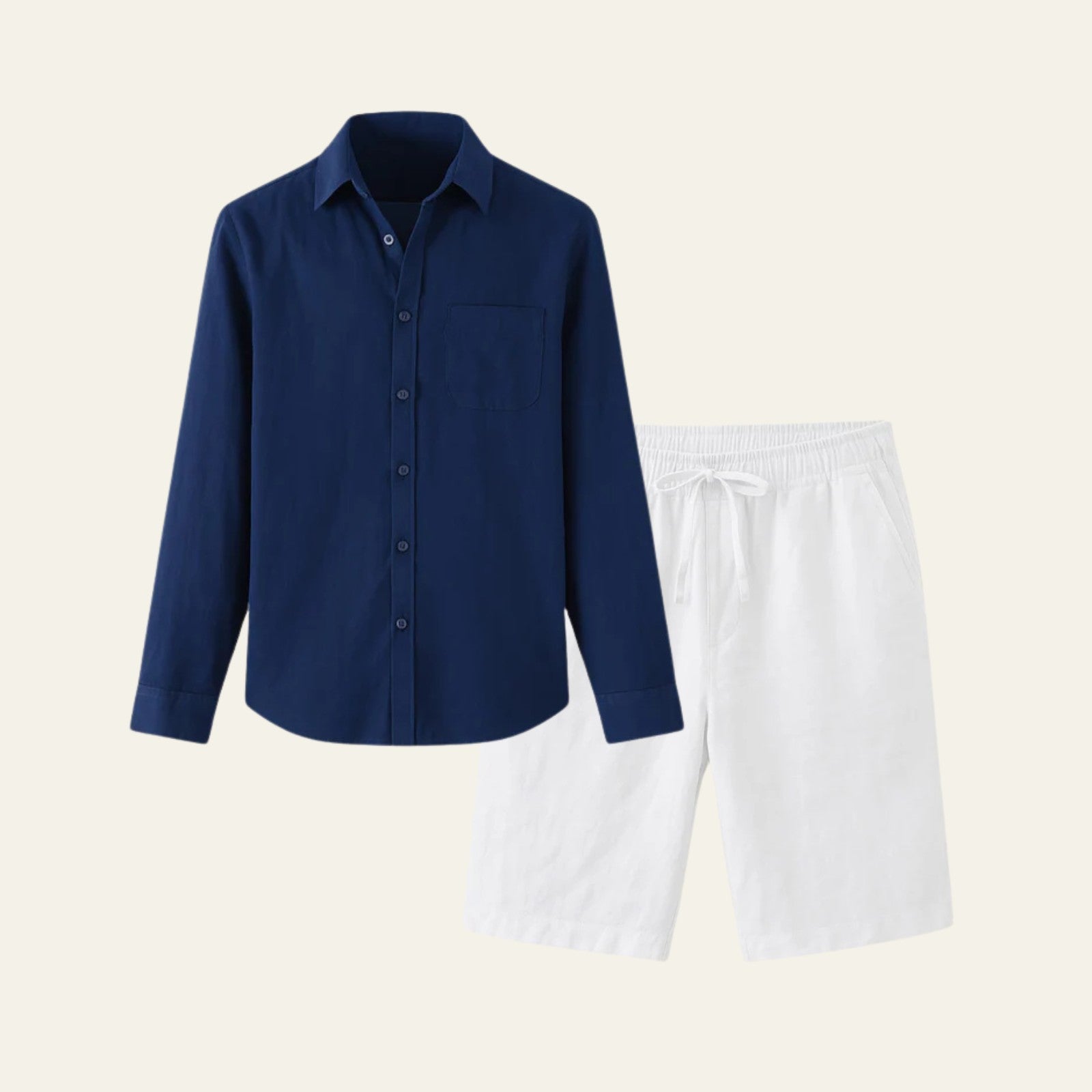 The Marrakesh Linen Resort Shorts Set