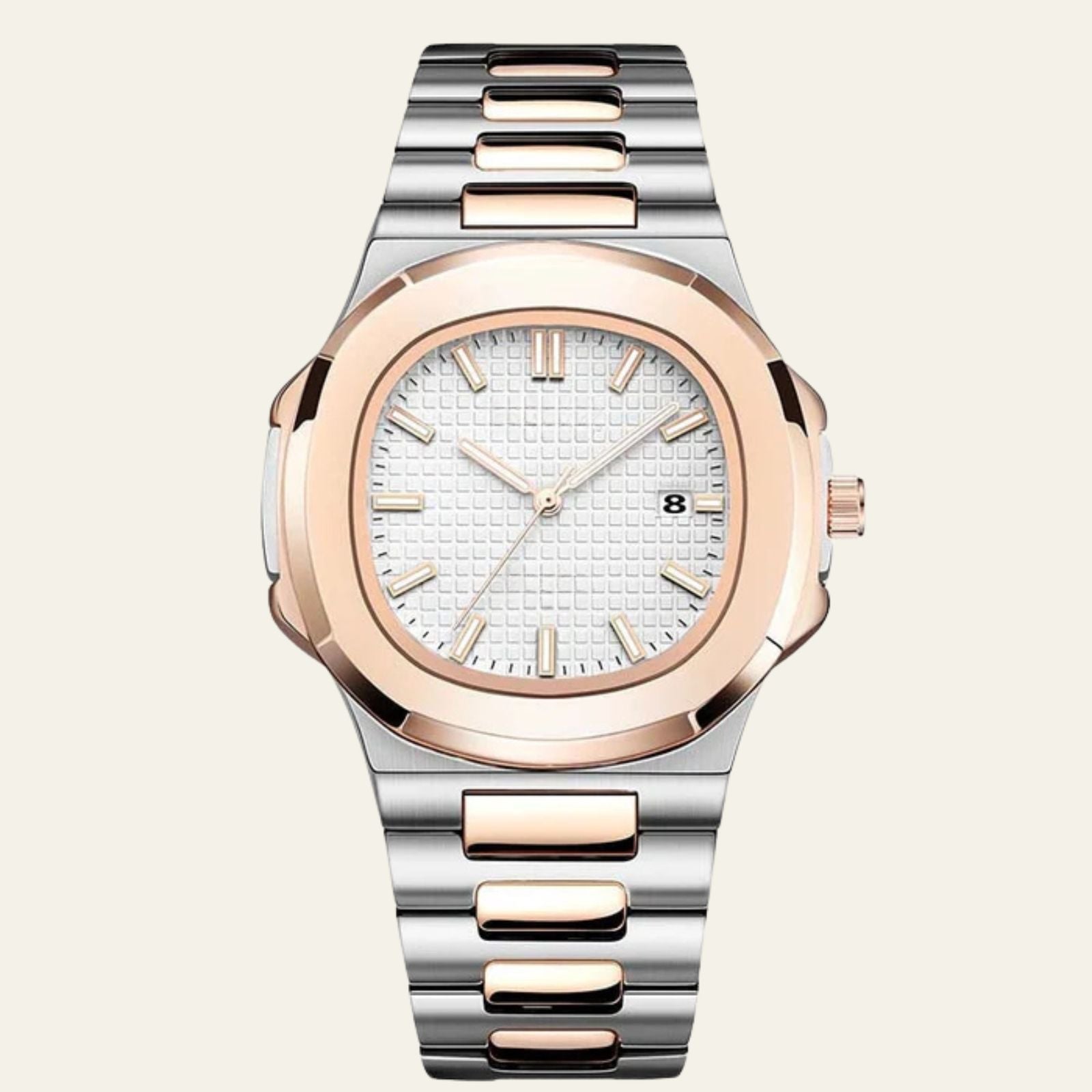 The Monaco Quartz Steel Watch