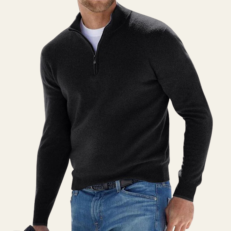 The Catania Quarter-Zip Pullover
