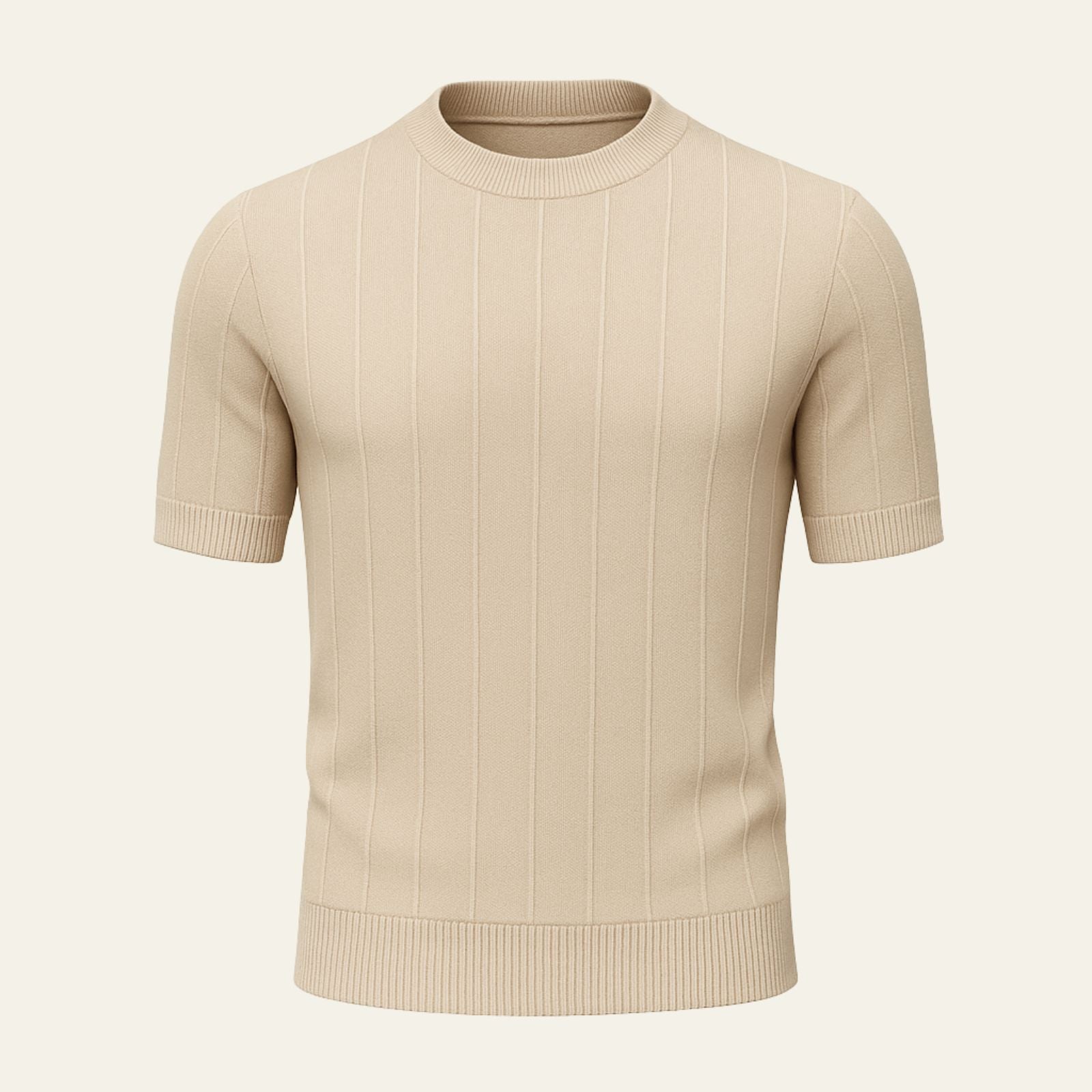 The Sorrento Ribbed Knit Tee