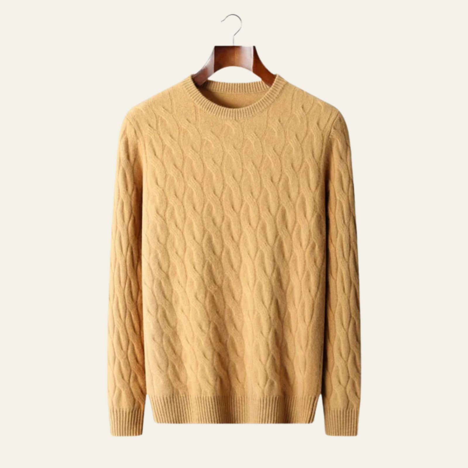 The Zermatt Cashmere Cable Knit Sweater