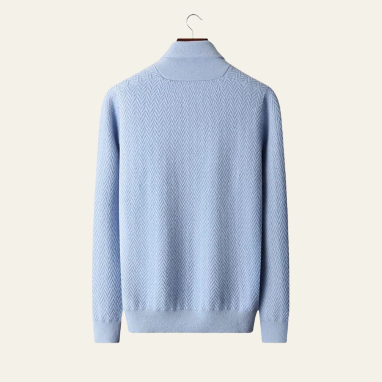 The Salzburg Cashmere Textured Button Sweater