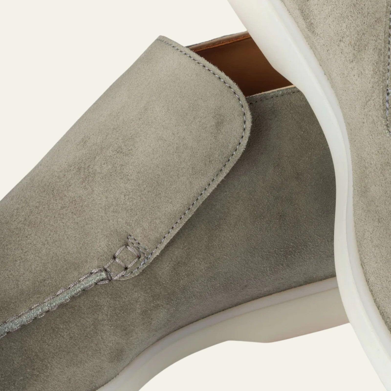 The Torino Suede City Loafer in Pistache