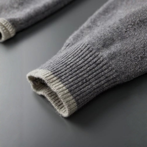 The Bergen Cashmere Zip Knit