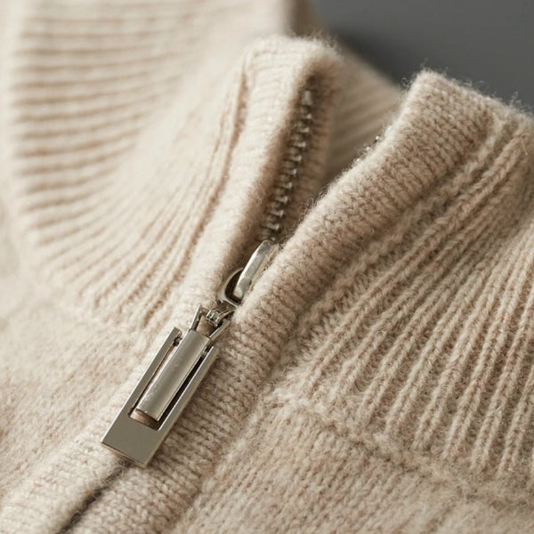 The Lausanne Merino Wool Quarter Zip