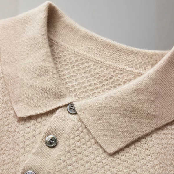 The Zermatt Cashmere Polo Knit