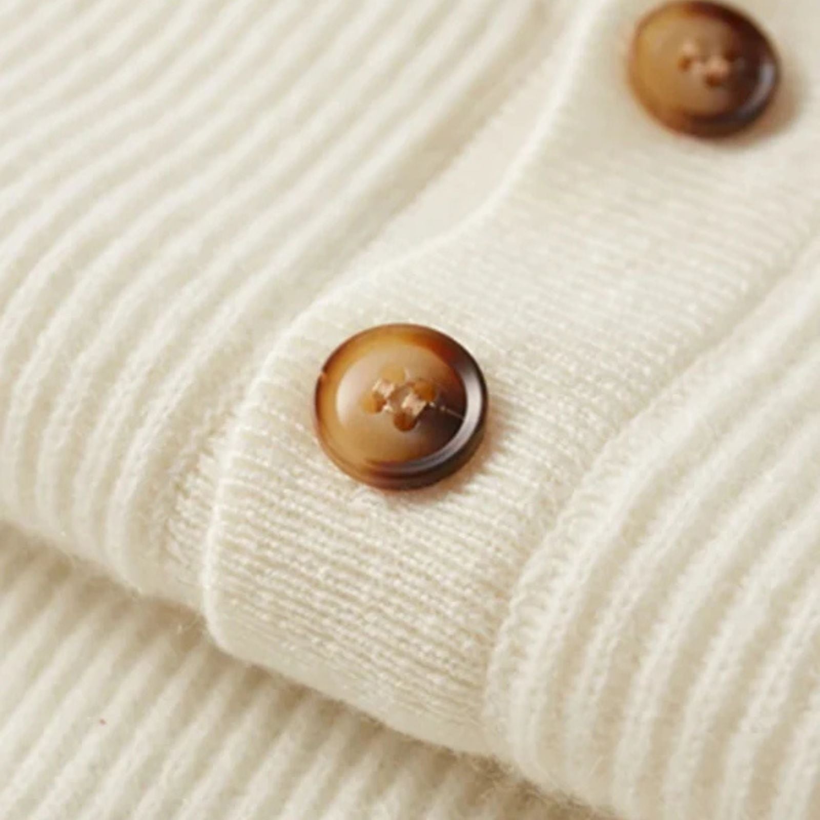 The Lausanne Cashmere Tailored Button Sweater