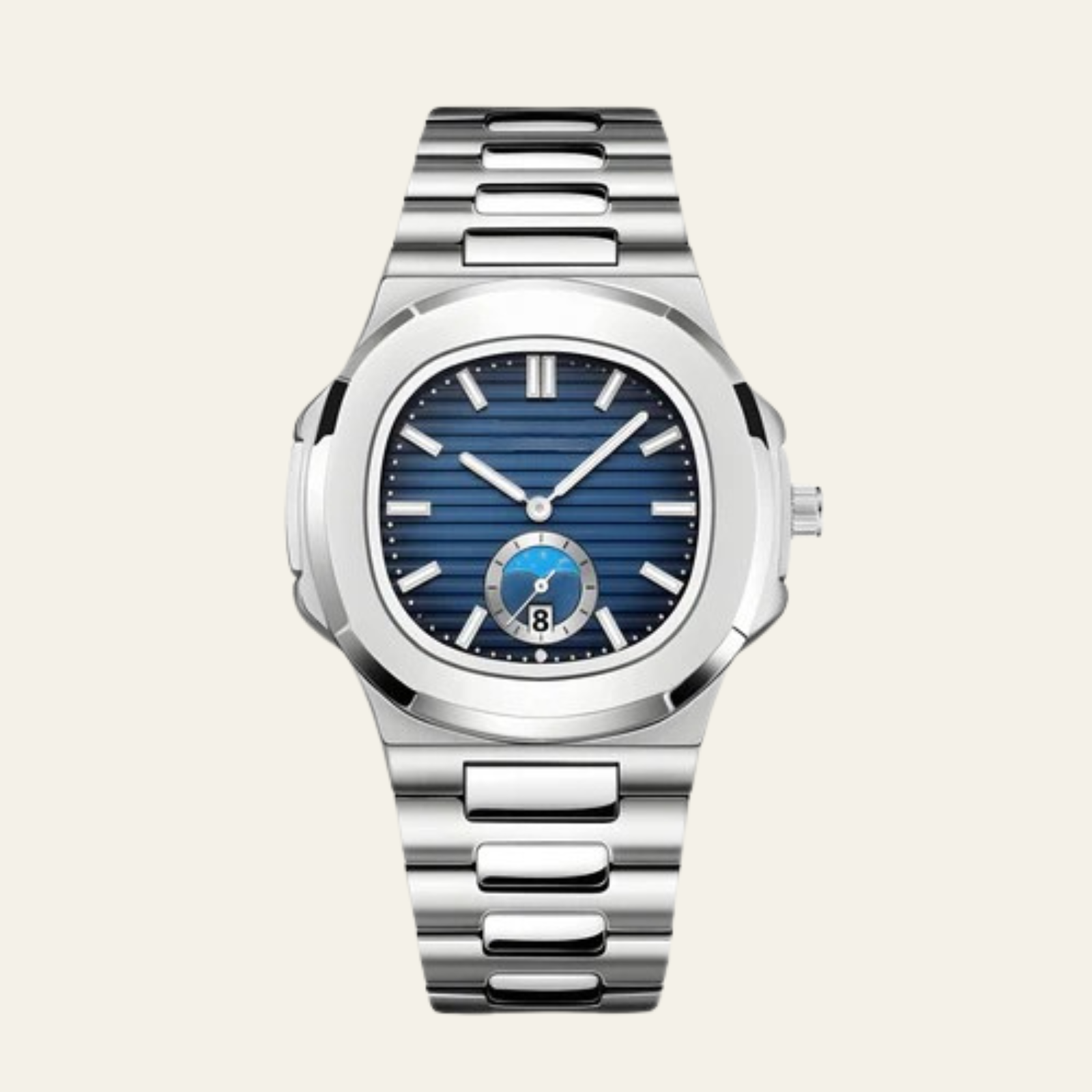 The Toulon Stainless Steel Nautical Watch