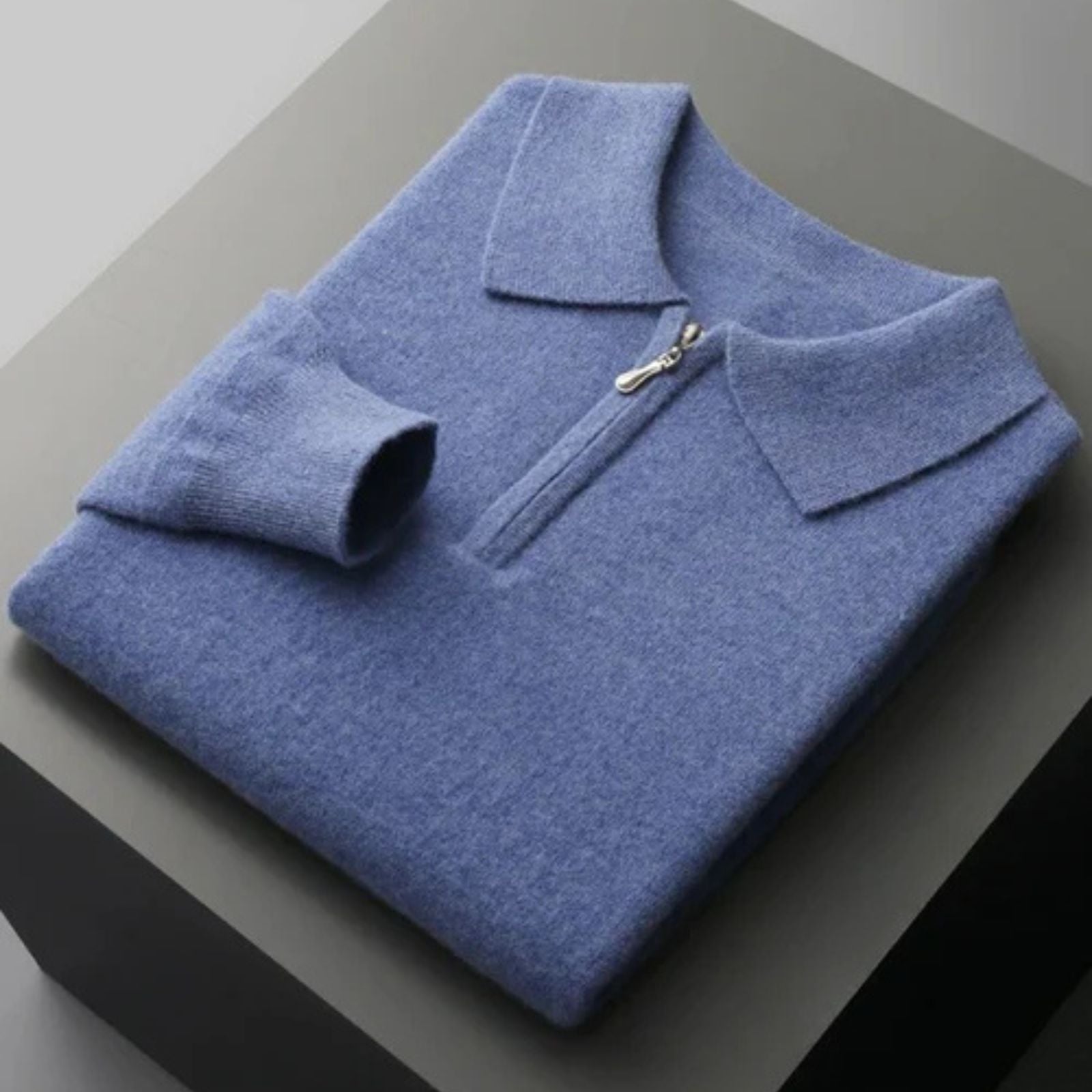 The Como Merino Quarter-Zip Sweater