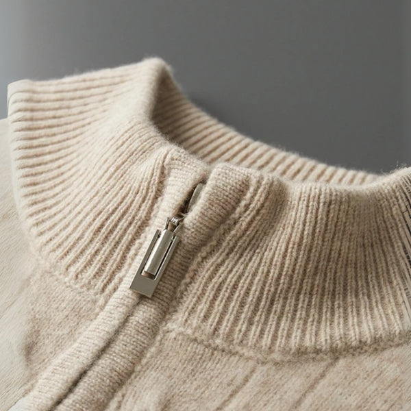 The Lausanne Merino Wool Quarter Zip