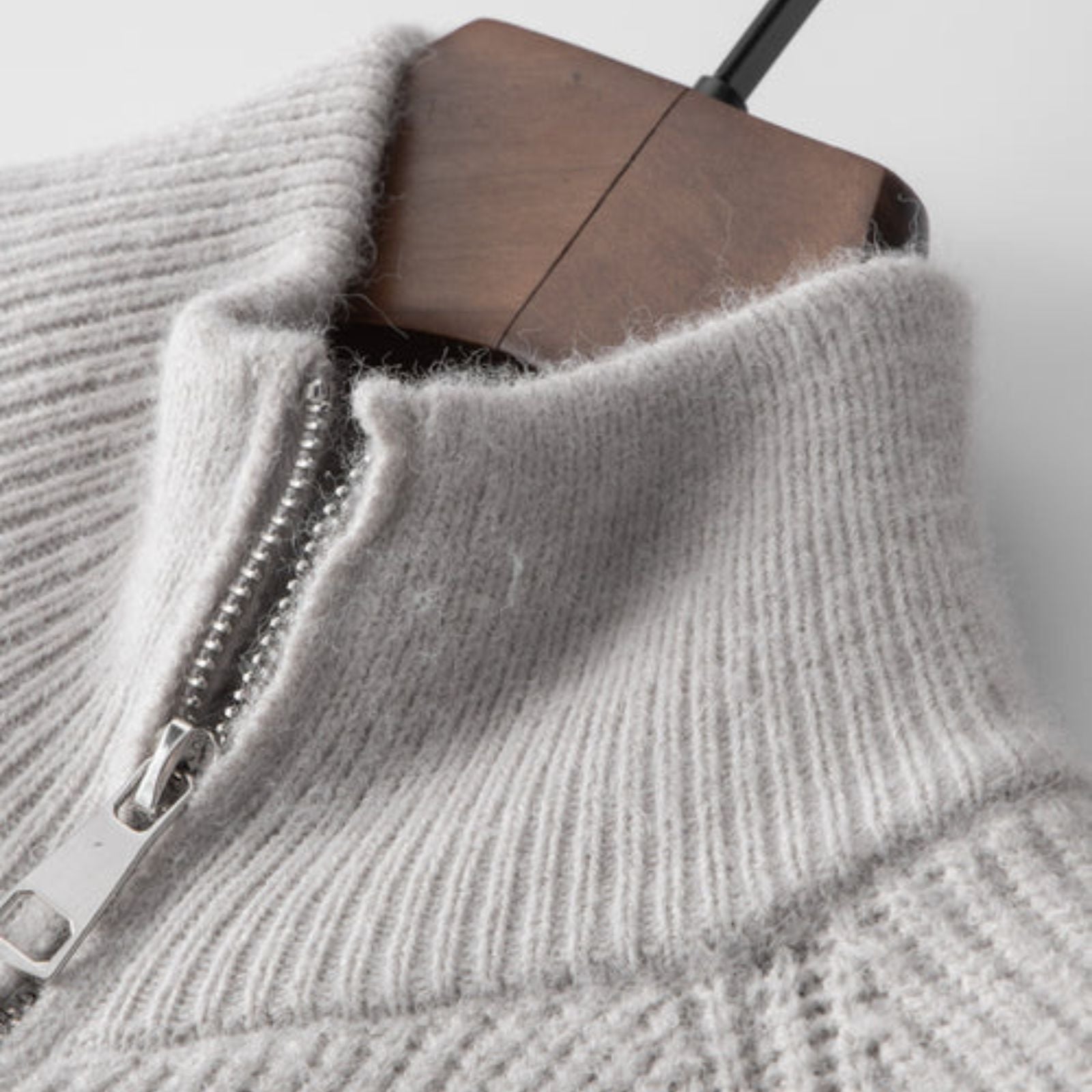 The Amalfi Wool Zip Vest