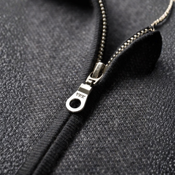 The Lucerne Cashmere Zip Knit